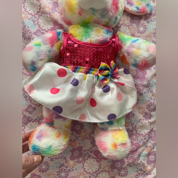 Vintage Build-a-bear plush rabbit with dress - Picture 3 of 9